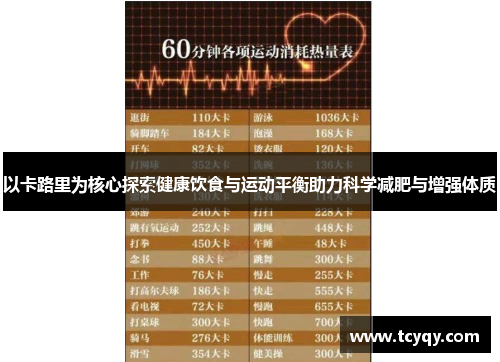 以卡路里为核心探索健康饮食与运动平衡助力科学减肥与增强体质